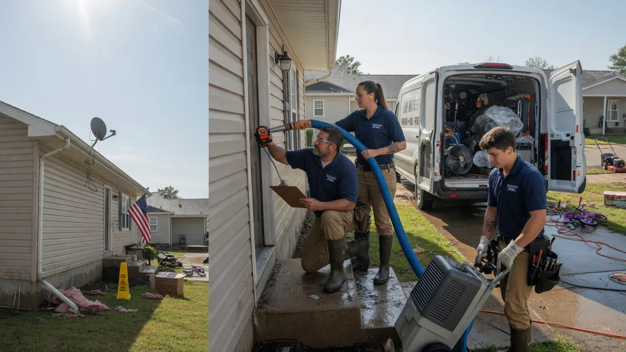 Ceiling Water Damage Restoration in Gibbon, NE near me